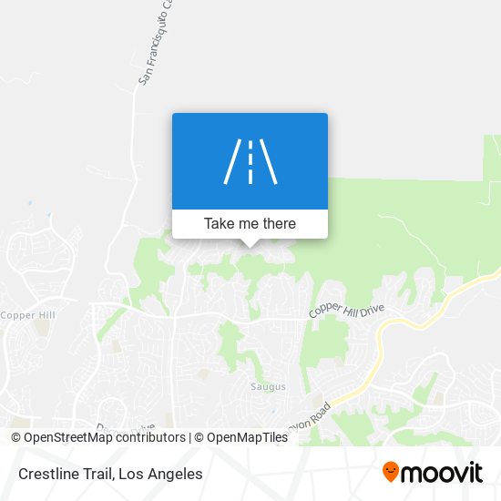 Crestline Trail map