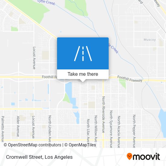 Mapa de Cromwell Street