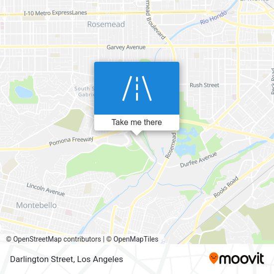 Darlington Street map