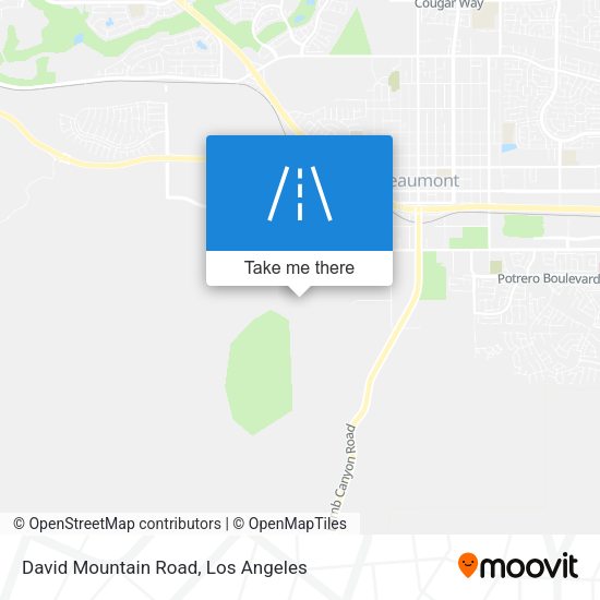Mapa de David Mountain Road