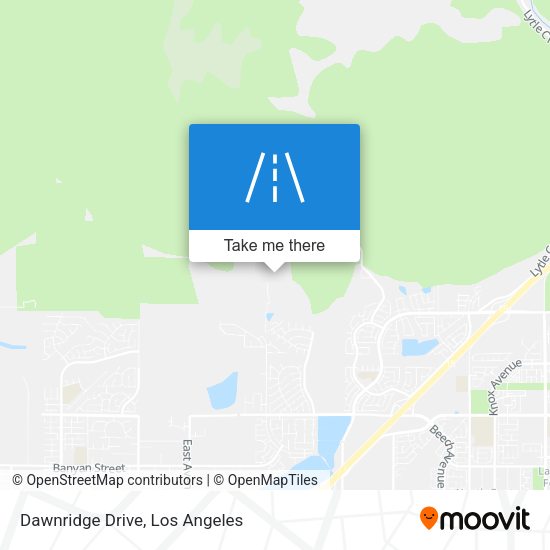 Mapa de Dawnridge Drive