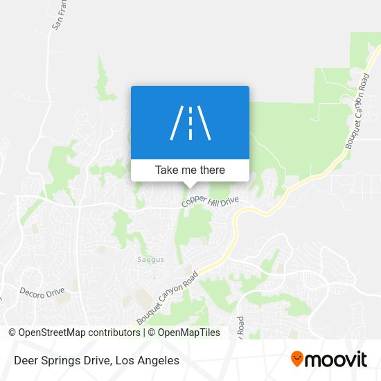 Mapa de Deer Springs Drive