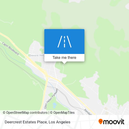 Deercrest Estates Place map