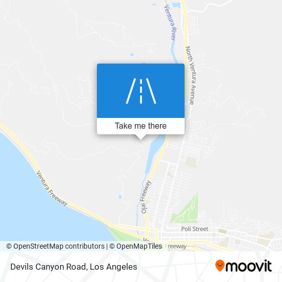 Devils Canyon Road map
