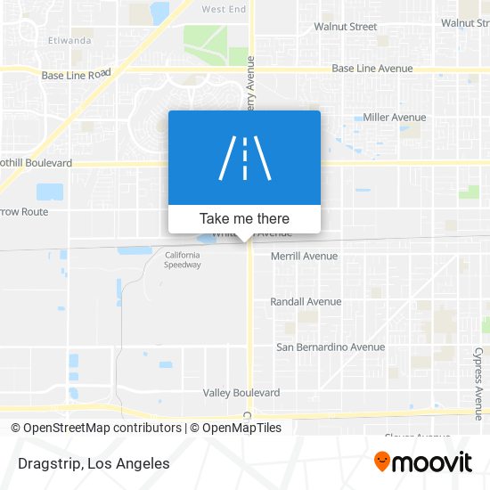 Dragstrip map