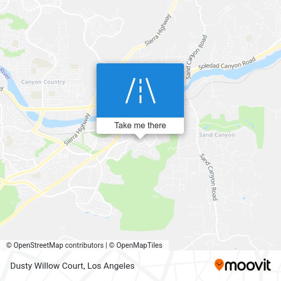 Dusty Willow Court map