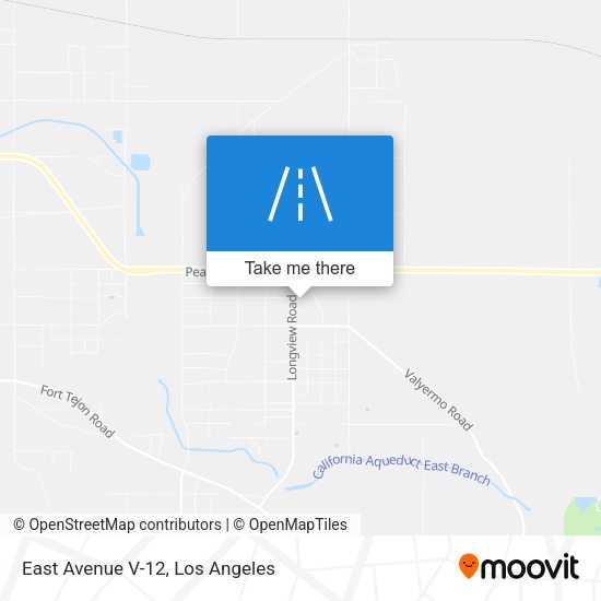 East Avenue V-12 map