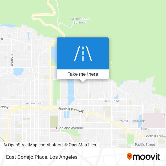 Mapa de East Conejo Place