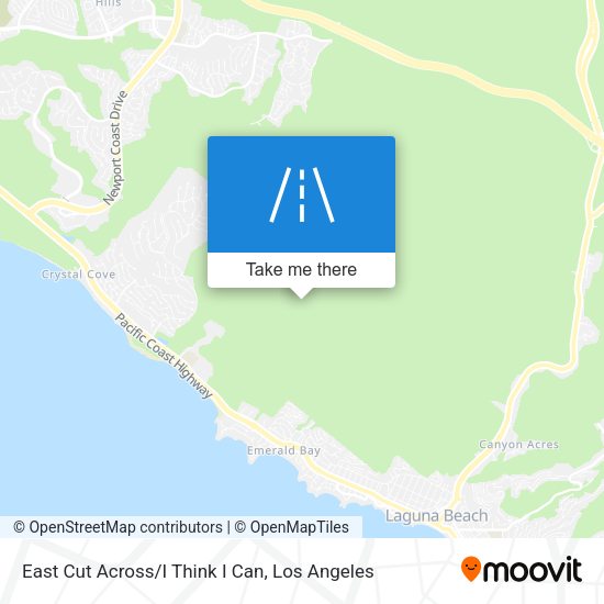 East Cut Across/I Think I Can map
