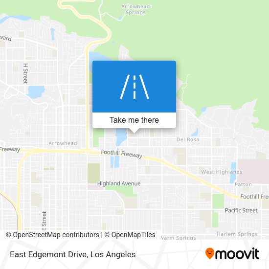Mapa de East Edgemont Drive