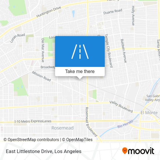 East Littlestone Drive map