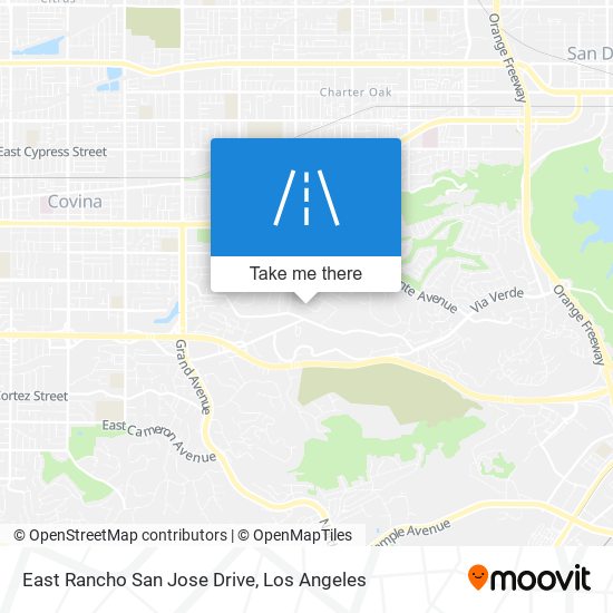 Mapa de East Rancho San Jose Drive