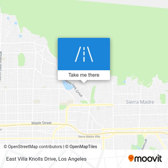 Mapa de East Villa Knolls Drive