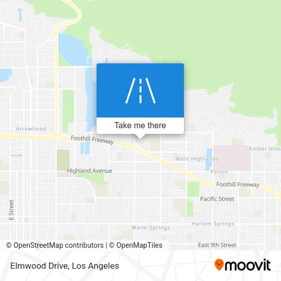 Mapa de Elmwood Drive
