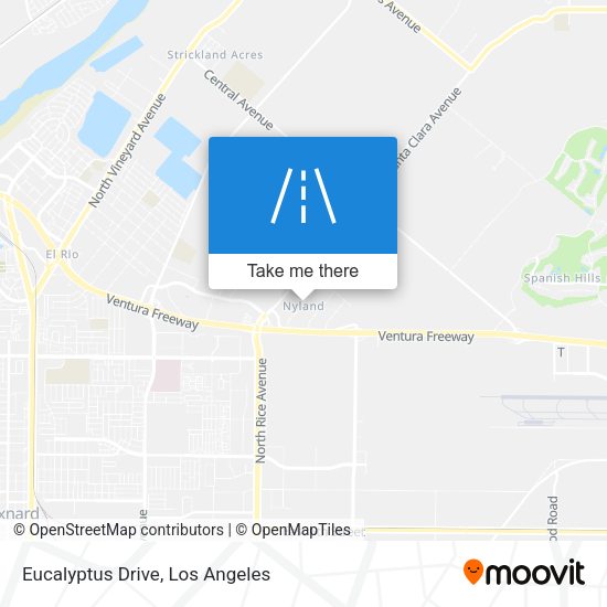 Eucalyptus Drive map