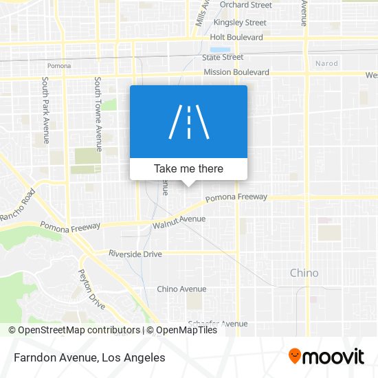 Mapa de Farndon Avenue