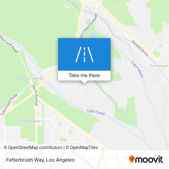 Mapa de Fetterbrush Way