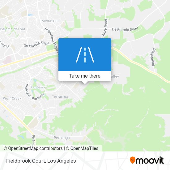 Mapa de Fieldbrook Court