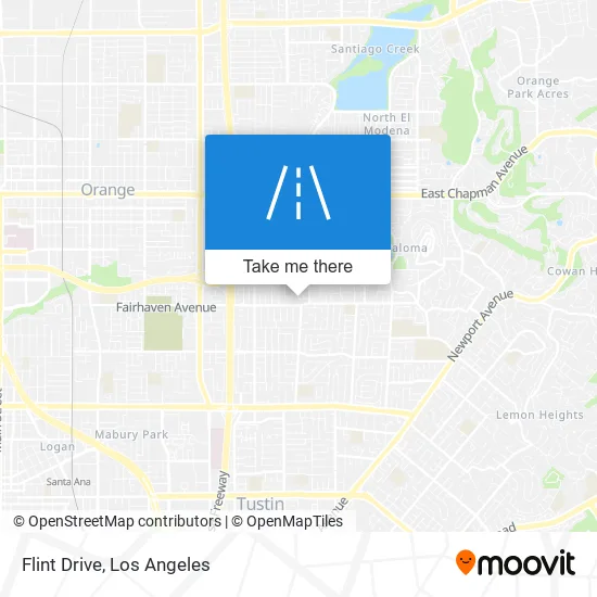 Flint Drive map