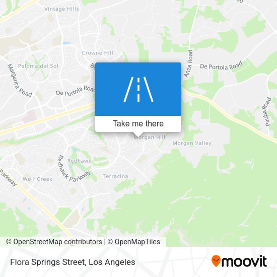 Mapa de Flora Springs Street
