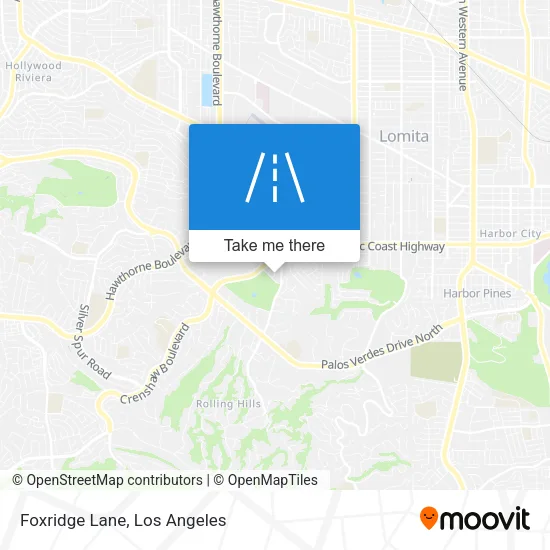 Foxridge Lane map