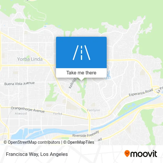 Francisca Way map