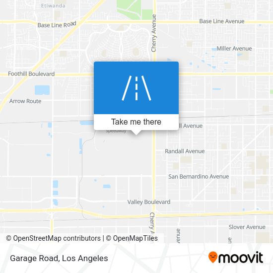 Mapa de Garage Road