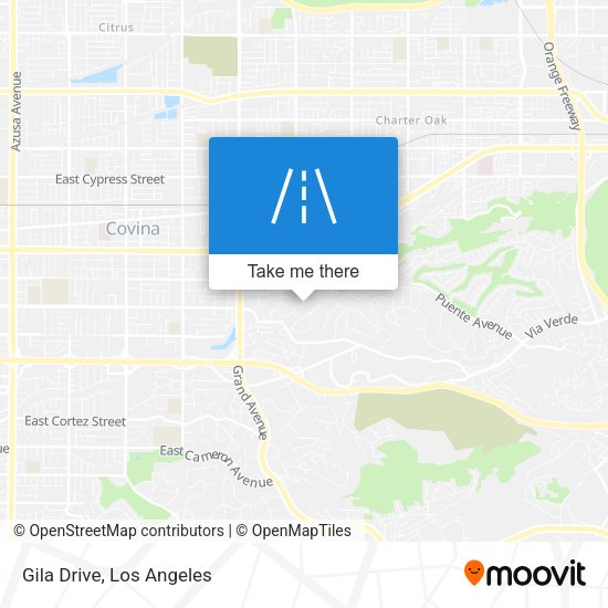 Mapa de Gila Drive