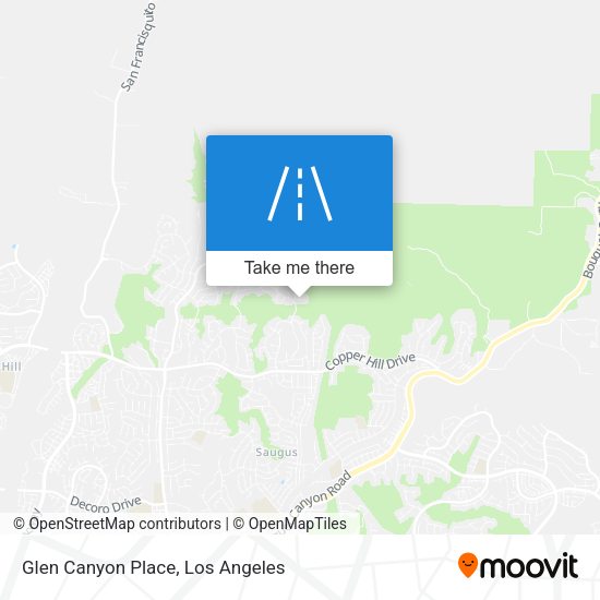 Mapa de Glen Canyon Place