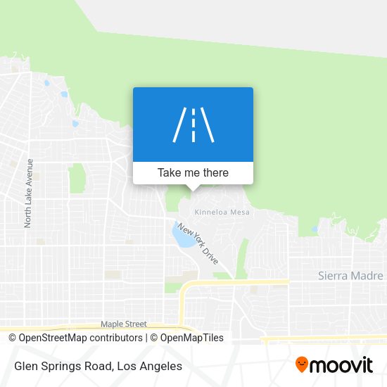 Mapa de Glen Springs Road
