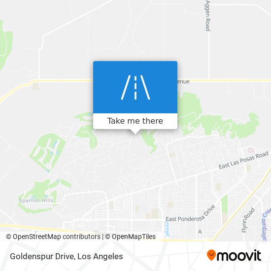 Goldenspur Drive map