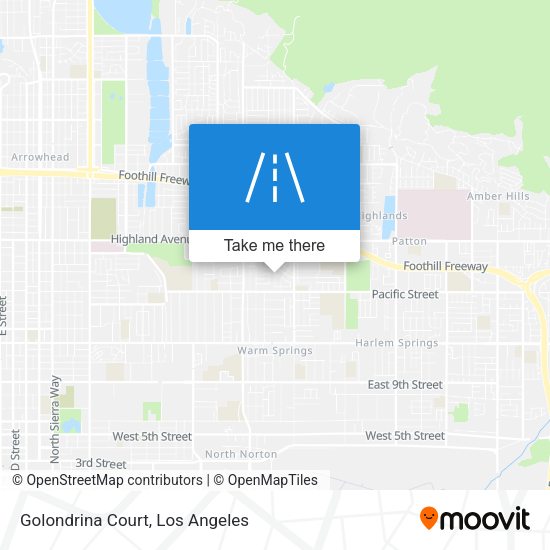 Golondrina Court map
