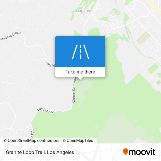 Granite Loop Trail map