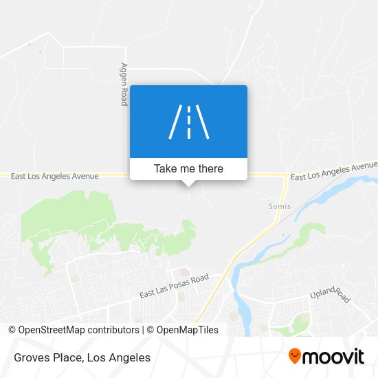 Groves Place map