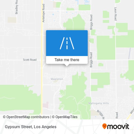 Mapa de Gypsum Street