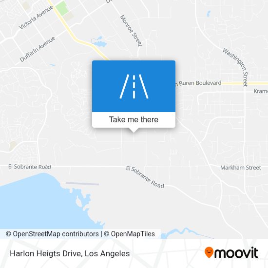 Harlon Heigts Drive map
