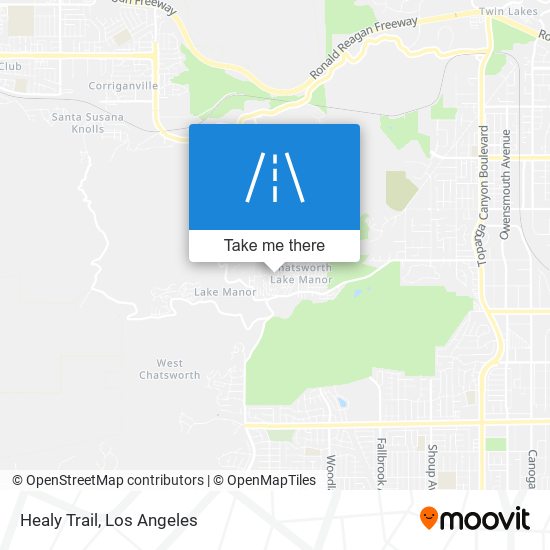 Mapa de Healy Trail