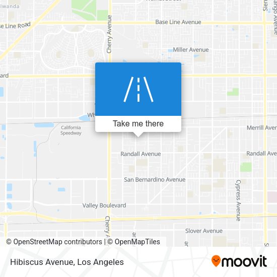 Mapa de Hibiscus Avenue