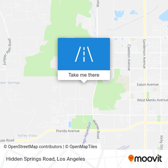 Hidden Springs Road map