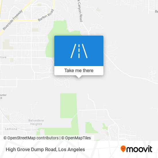 High Grove Dump Road map