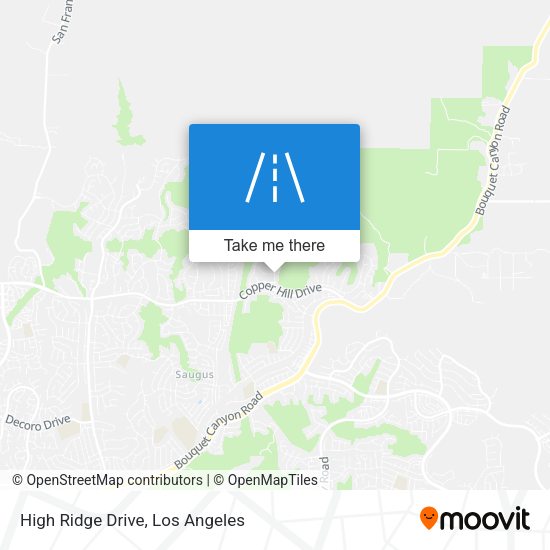Mapa de High Ridge Drive
