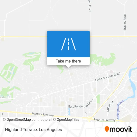 Highland Terrace map