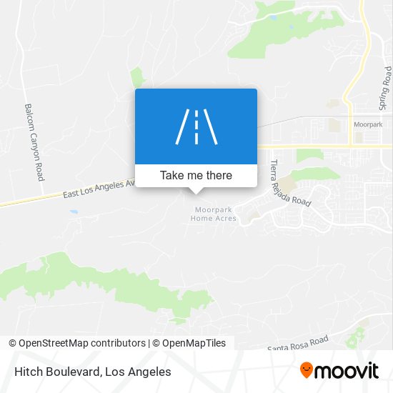 Mapa de Hitch Boulevard