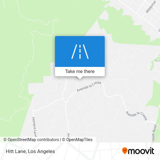 Mapa de Hitt Lane