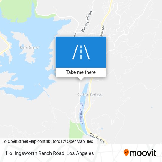 Mapa de Hollingsworth Ranch Road