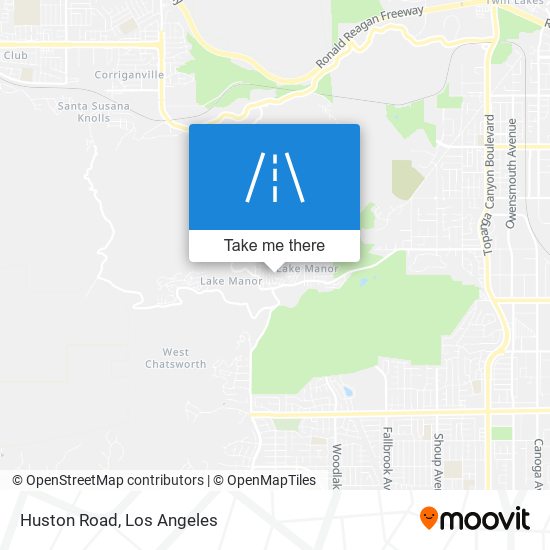 Mapa de Huston Road