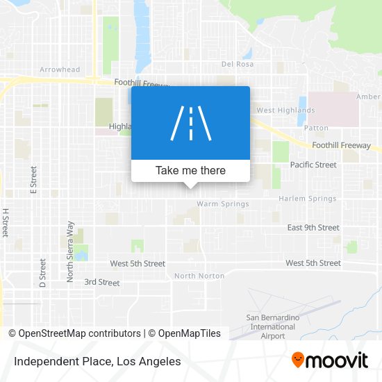 Mapa de Independent Place