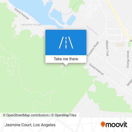 Mapa de Jasmine Court