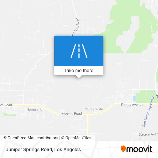 Juniper Springs Road map