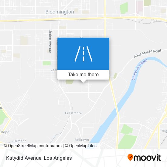 Mapa de Katydid Avenue